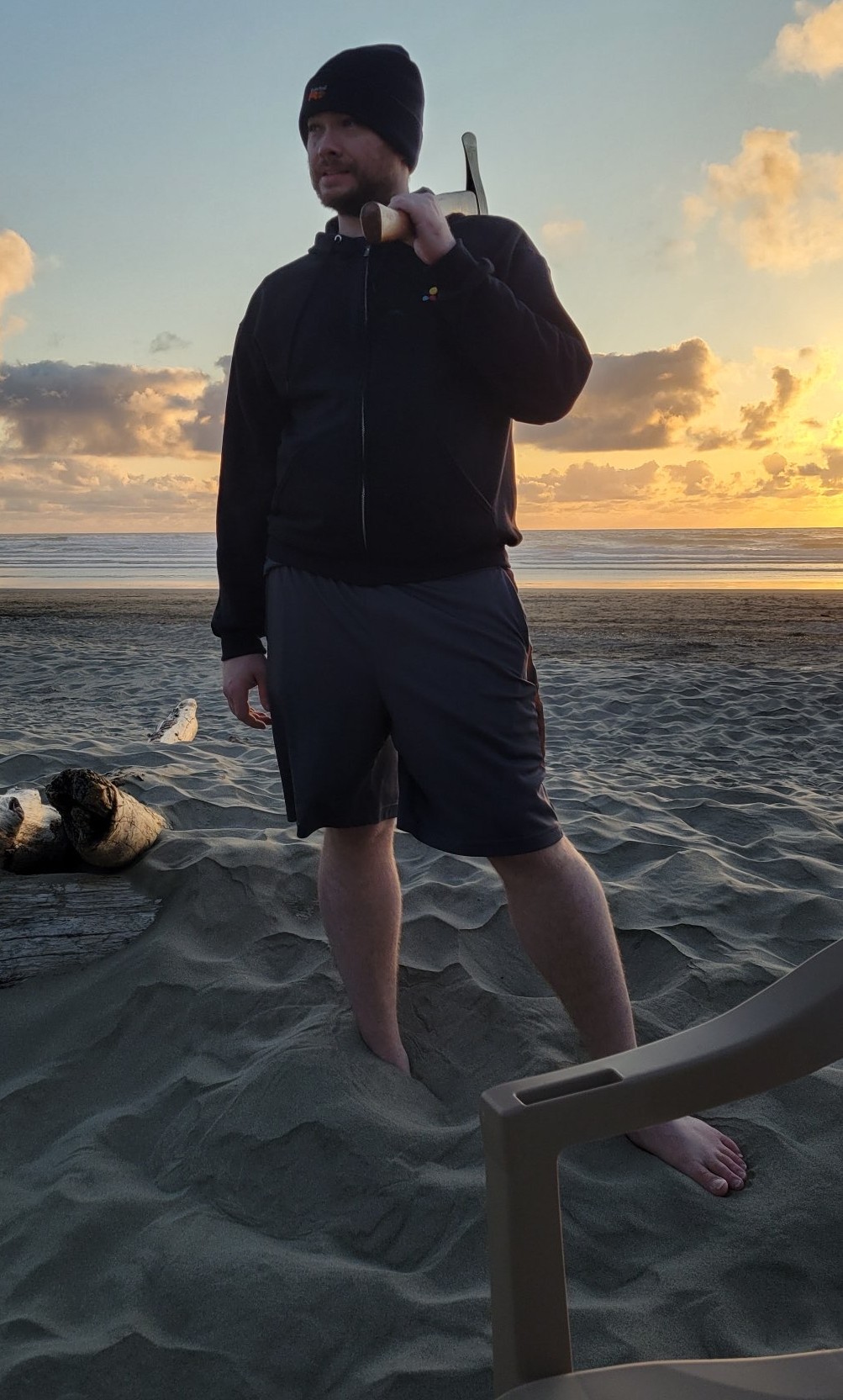 Beach at Newport, Oregon